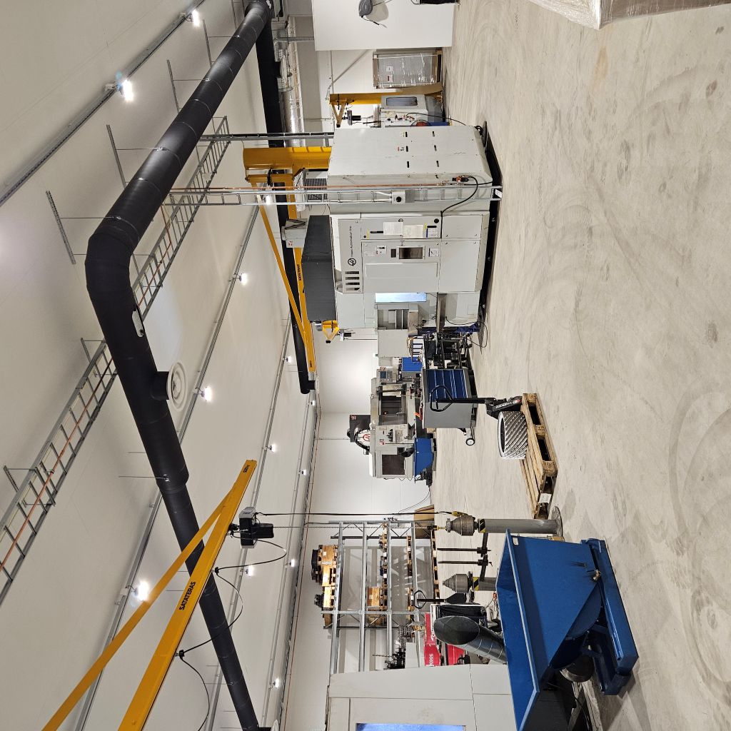 Tuotantotilan laajennoksen sisäkuva