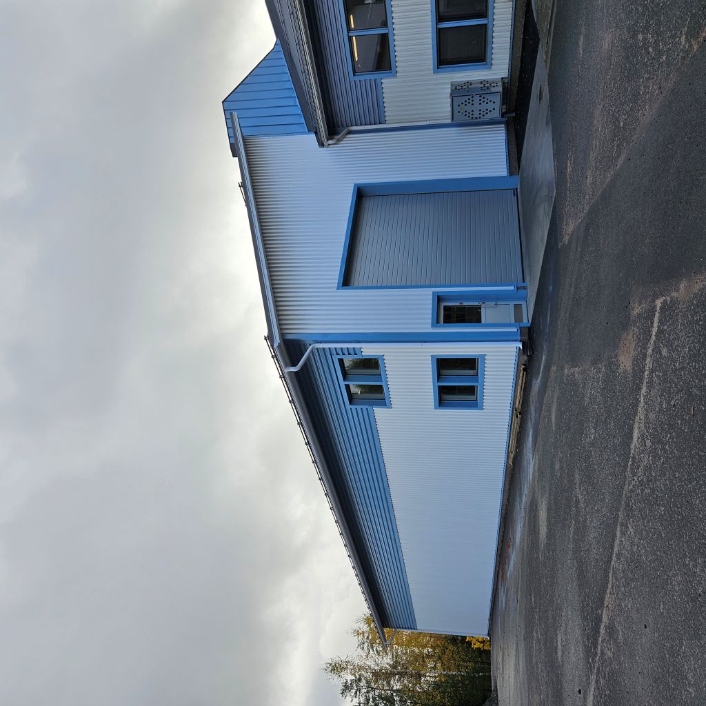 Tuotantotilan laajennoksen ulkokuva